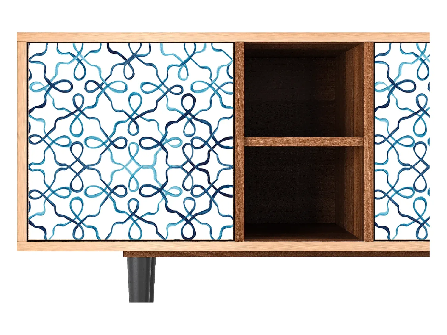 Mueble de TV - 150х69х41 cm - T5 - Marine Strings, Nogueira^ Móvel De Tv