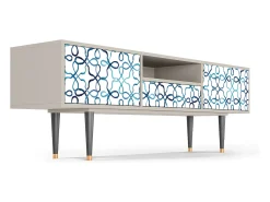 Móvel De Tv| Mueble de TV - 170х59х41 cm - T6 - Marine Strings, Areia Bege