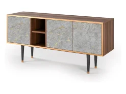 Mueble de TV - 150х69х41 cm - T5 - Mariana Trench, Nogueira^ Móvel De Tv
