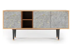 Mueble de TV - 150х69х41 cm - T5 - Mariana Trench, Nogueira^ Móvel De Tv