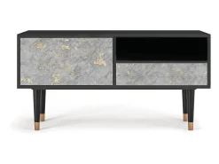 Móvel De Tv* Mueble de TV - 115х59х48 cm - T3 - Mariana Trench, Antracite Cinza antracite