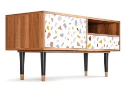 Sale Mueble de TV - 115х59х48 cm - T3 - Marmelade Cheese, Nogueira Castanho