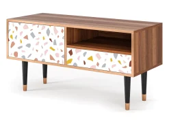 Sale Mueble de TV - 115х59х48 cm - T3 - Marmelade Cheese, Nogueira Castanho