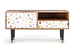 Sale Mueble de TV - 115х59х48 cm - T3 - Marmelade Cheese, Nogueira Castanho