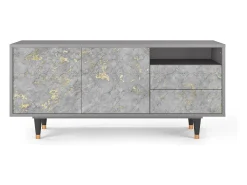 Mueble de TV - 125х56х41 cm - T7 - Mariana Trench, Cinza^ Móvel De Tv