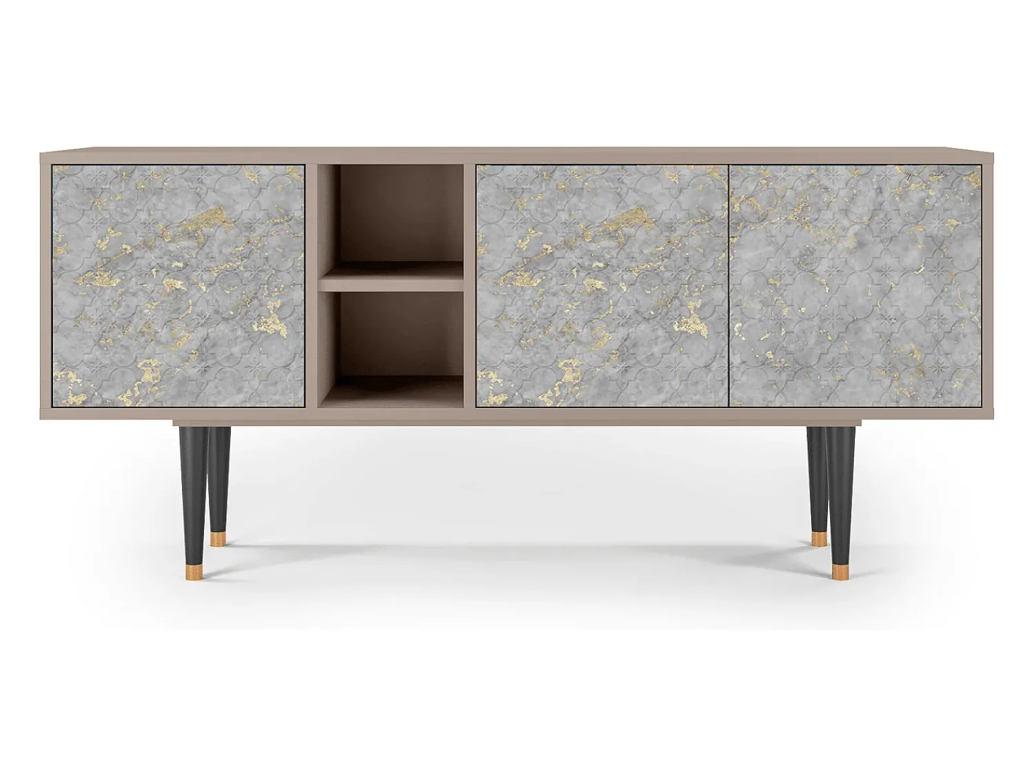 Mueble de TV - 150х69х41 cm - T5 - Mariana Trench, Latte Bege