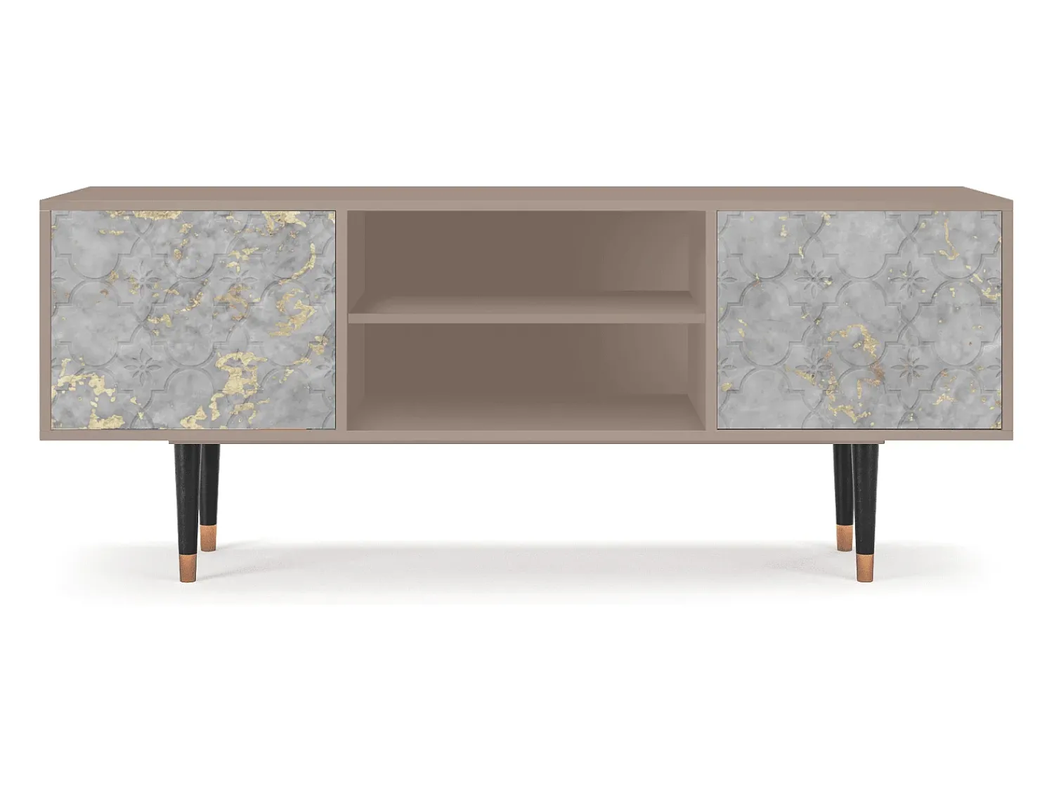 Móvel De Tv| Mueble de TV - 170х69х48 cm - T2 - Mariana Trench, Latte Bege