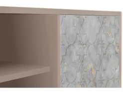Móvel De Tv| Mueble de TV - 170х69х48 cm - T2 - Mariana Trench, Latte Bege
