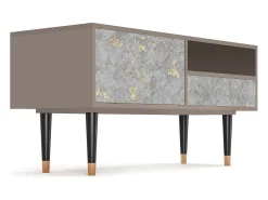 New Mueble de TV - 115х59х48 cm - T3 - Mariana Trench, Latte Bege