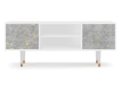 Móvel De Tv| Mueble de TV - 170х69х48 cm - T2 - Mariana Trench, Branco Bege