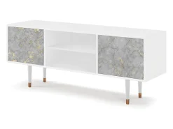 Móvel De Tv| Mueble de TV - 170х69х48 cm - T2 - Mariana Trench, Branco Bege