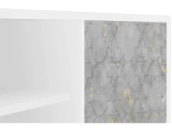 Móvel De Tv| Mueble de TV - 170х69х48 cm - T2 - Mariana Trench, Branco Bege
