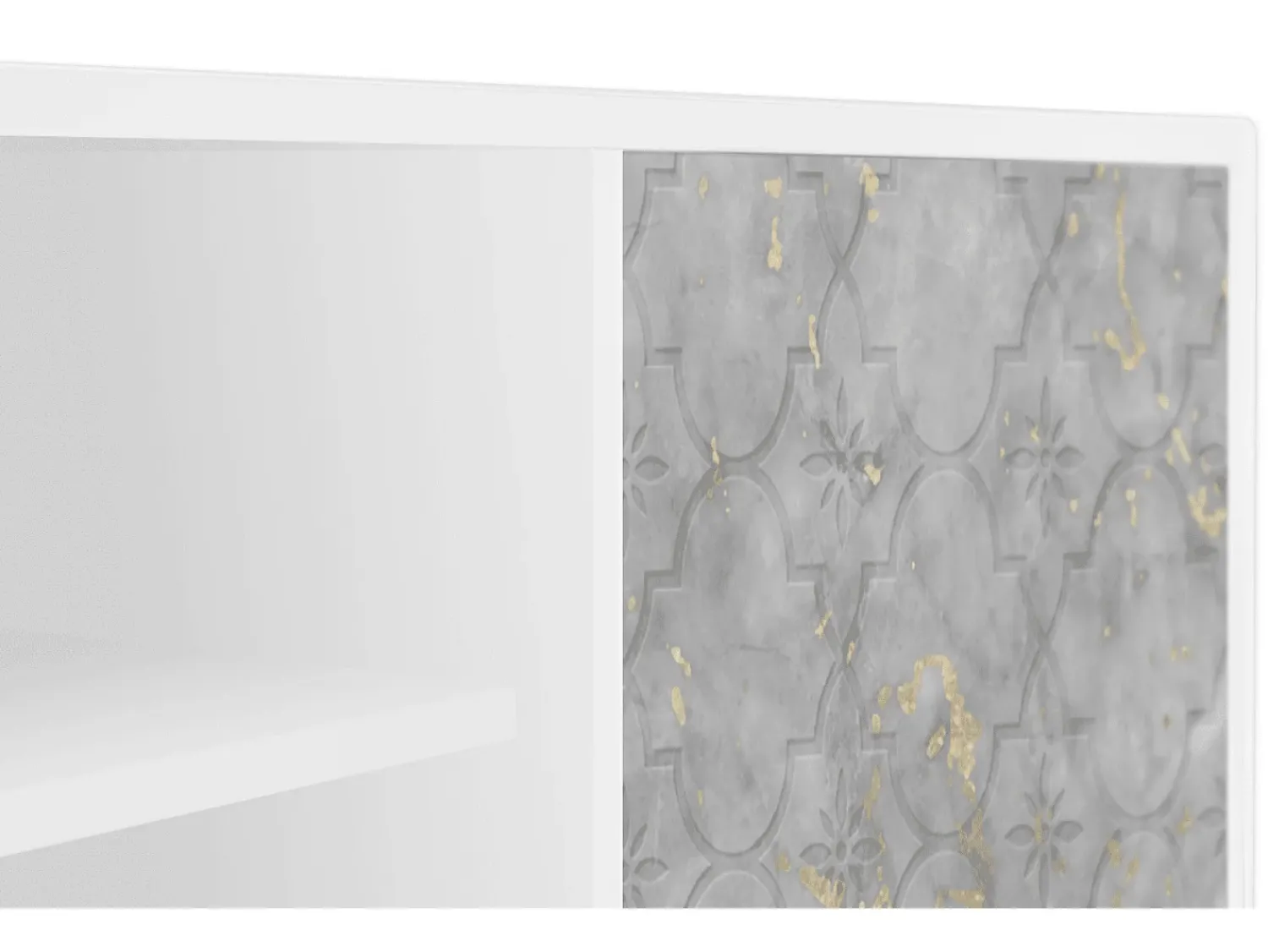 Móvel De Tv| Mueble de TV - 170х69х48 cm - T2 - Mariana Trench, Branco Bege
