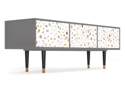 Mueble de TV - 170х59х48 cm - T4 - Marmelade Cheese, Cinza^ Móvel De Tv