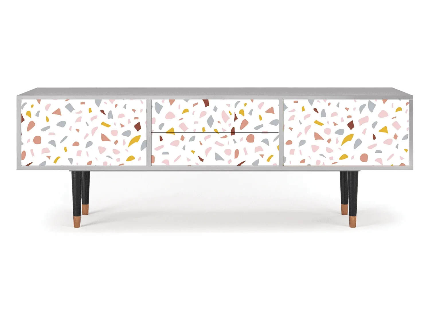 Mueble de TV - 170х59х48 cm - T4 - Marmelade Cheese, Cinza^ Móvel De Tv