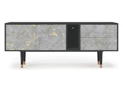 Móvel De Tv| Mueble de TV - 170х69х48 cm - T1 - Mariana Trench, Antracite Cinza antracite
