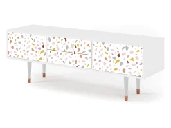 Mueble de TV - 170х59х48 cm - T4 - Marmelade Cheese, Branco^ Móvel De Tv