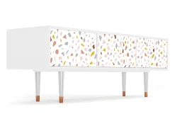 Mueble de TV - 170х59х48 cm - T4 - Marmelade Cheese, Branco^ Móvel De Tv