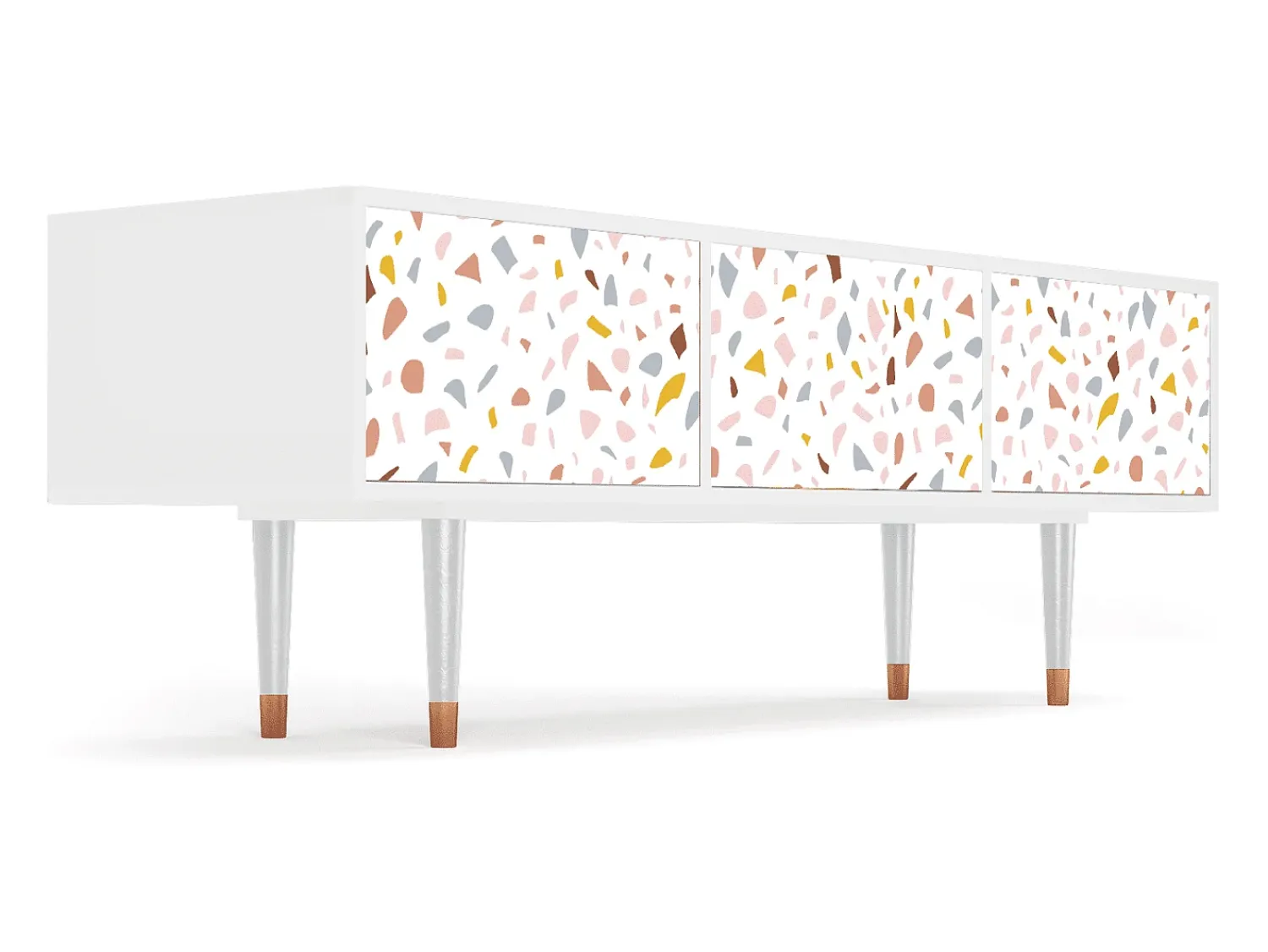 Mueble de TV - 170х59х48 cm - T4 - Marmelade Cheese, Branco^ Móvel De Tv