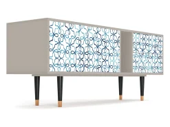 Móvel De Tv| Mueble de TV - 170х69х48 cm - T1 - Marine Strings, Areia Bege