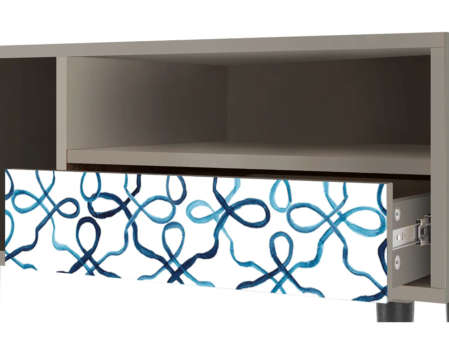 Mueble de TV - 115х59х48 cm - T3 - Marine Strings, Areia^ Móvel De Tv