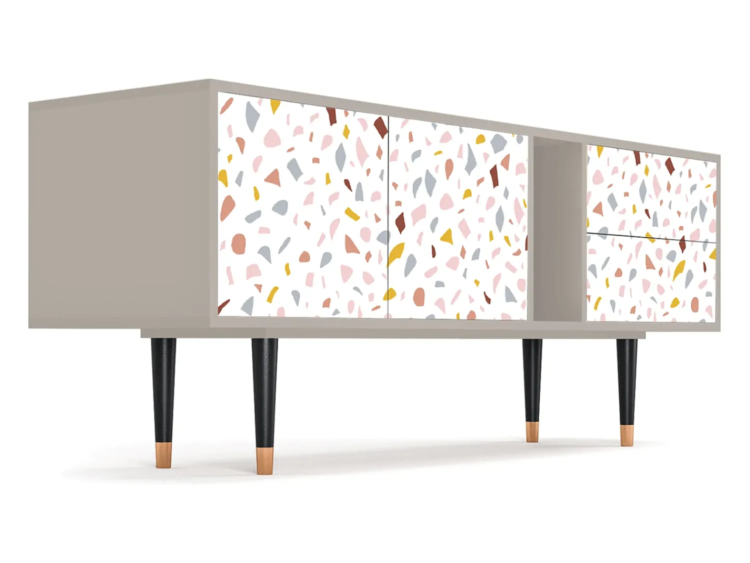 Outlet Mueble de TV - 170х69х48 cm - T1 - Marmelade Cheese, Areia Bege