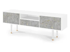 Clearance Mueble de TV - 170х59х41 cm - T6 - Mariana Trench, Branco Bege