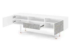 Clearance Mueble de TV - 170х59х41 cm - T6 - Mariana Trench, Branco Bege