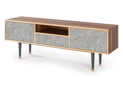 Móvel De Tv* Mueble de TV - 170х59х41 cm - T6 - Mariana Trench, Nogueira Castanho