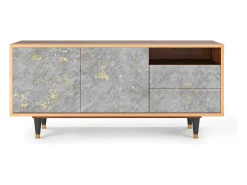 Mueble de TV - 125х56х41 cm - T7 - Mariana Trench, Nogueira^ Móvel De Tv
