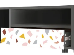 Mueble de TV - 115х59х48 cm - T3 - Marmelade Cheese, Antracite^ Móvel De Tv