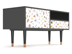 Mueble de TV - 115х59х48 cm - T3 - Marmelade Cheese, Antracite^ Móvel De Tv