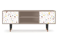 Móvel De Tv| Mueble de TV - 170х69х48 cm - T2 - Marmelade Cheese, Latte Bege