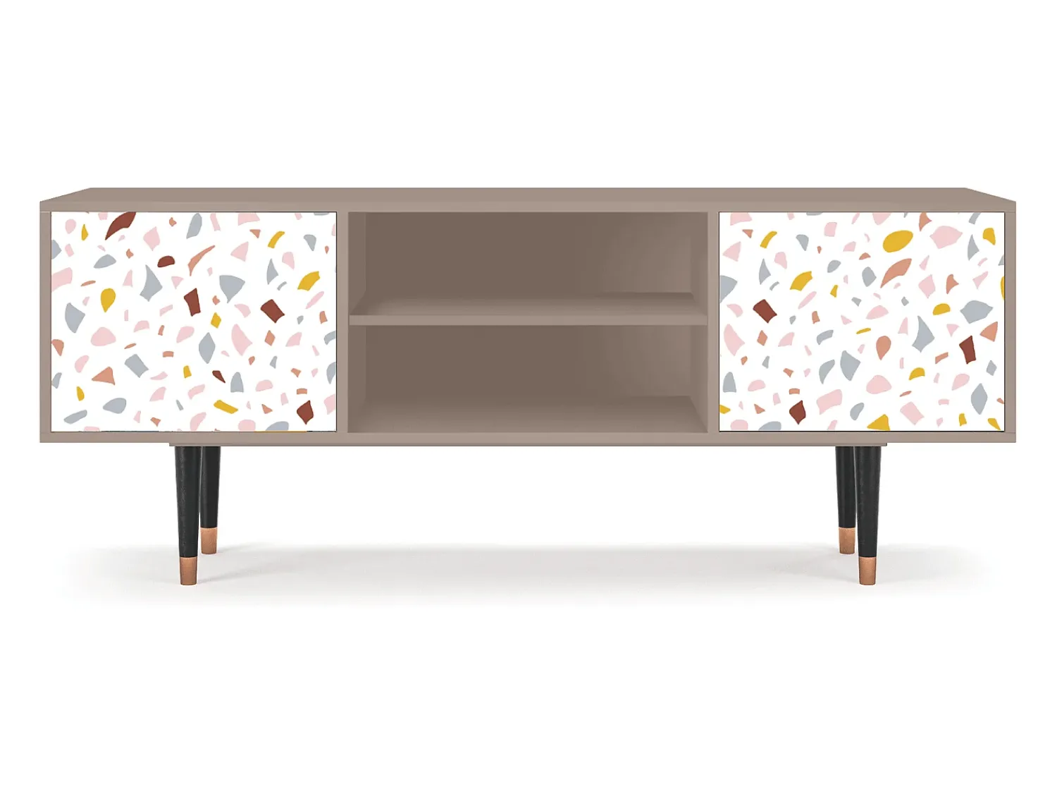 Móvel De Tv| Mueble de TV - 170х69х48 cm - T2 - Marmelade Cheese, Latte Bege
