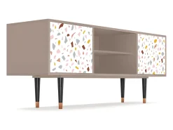 Móvel De Tv| Mueble de TV - 170х69х48 cm - T2 - Marmelade Cheese, Latte Bege