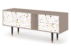 Mueble de TV - 170х69х48 cm - T1 - Marmelade Cheese, Latte^ Móvel De Tv