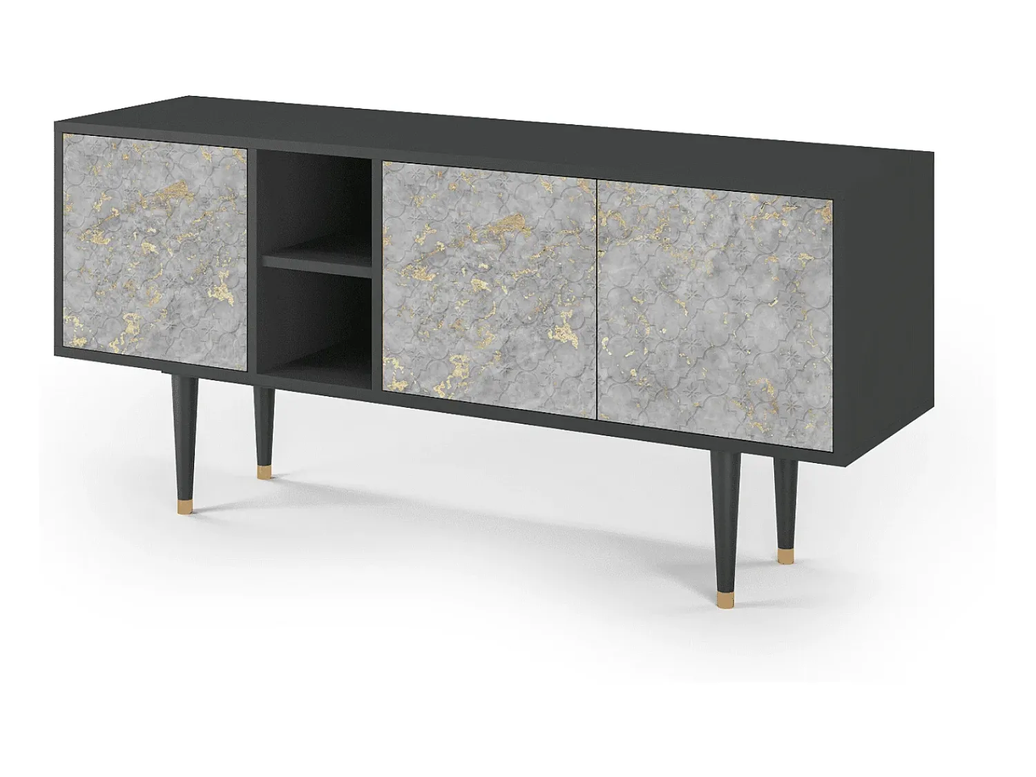 Mueble de TV - 150х69х41 cm - T5 - Mariana Trench, Antracite^ Móvel De Tv