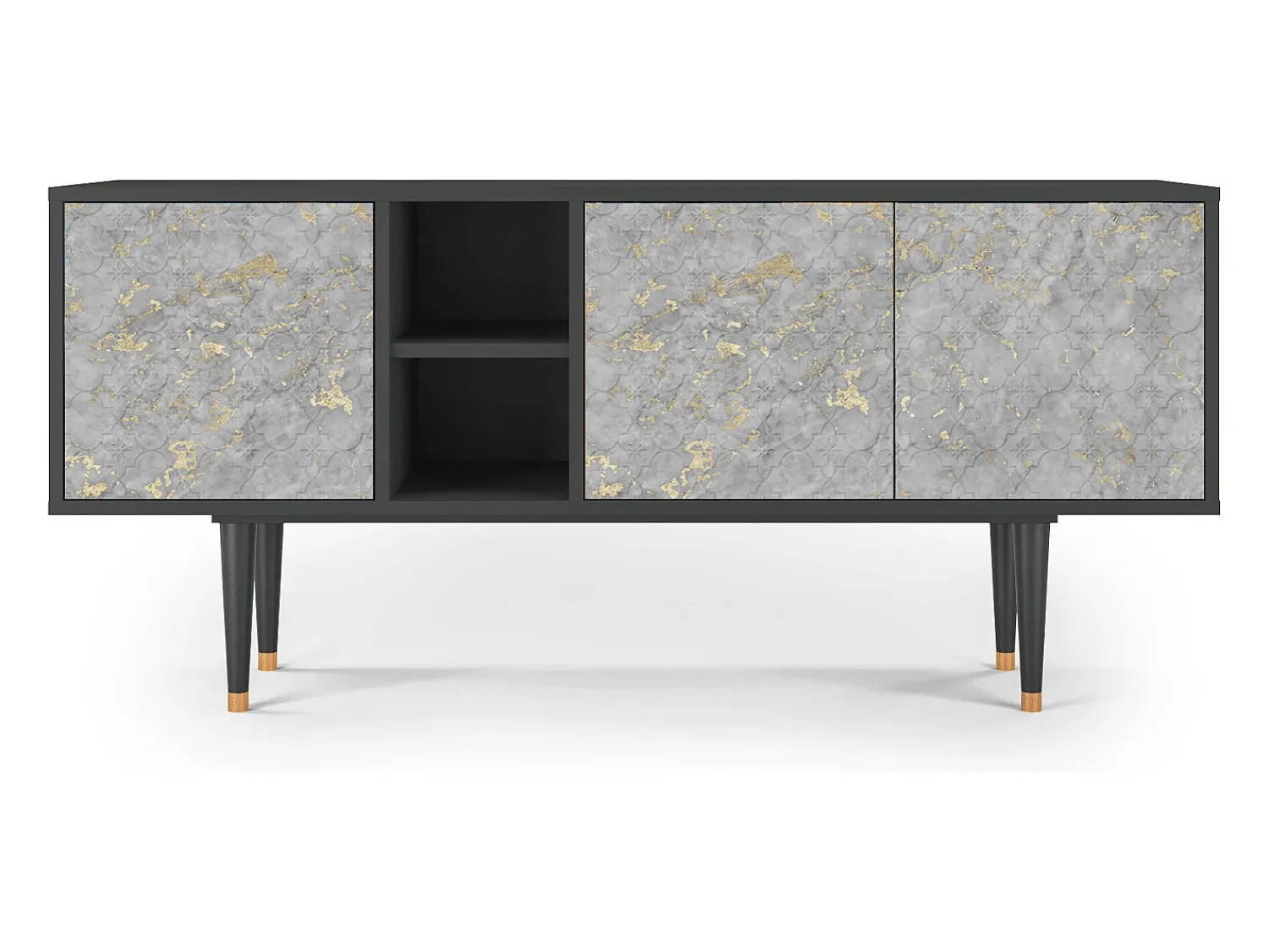 Mueble de TV - 150х69х41 cm - T5 - Mariana Trench, Antracite^ Móvel De Tv