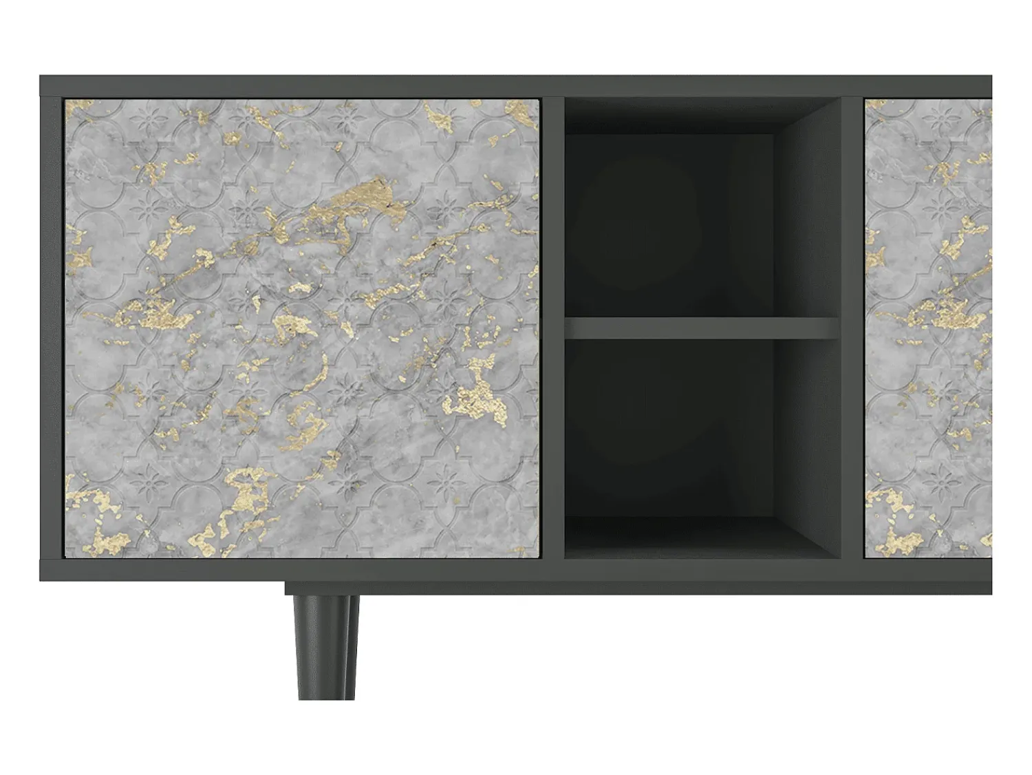Mueble de TV - 150х69х41 cm - T5 - Mariana Trench, Antracite^ Móvel De Tv