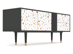 Discount Mueble de TV - 170х69х48 cm - T1 - Marmelade Cheese, Antracite Cinza antracite