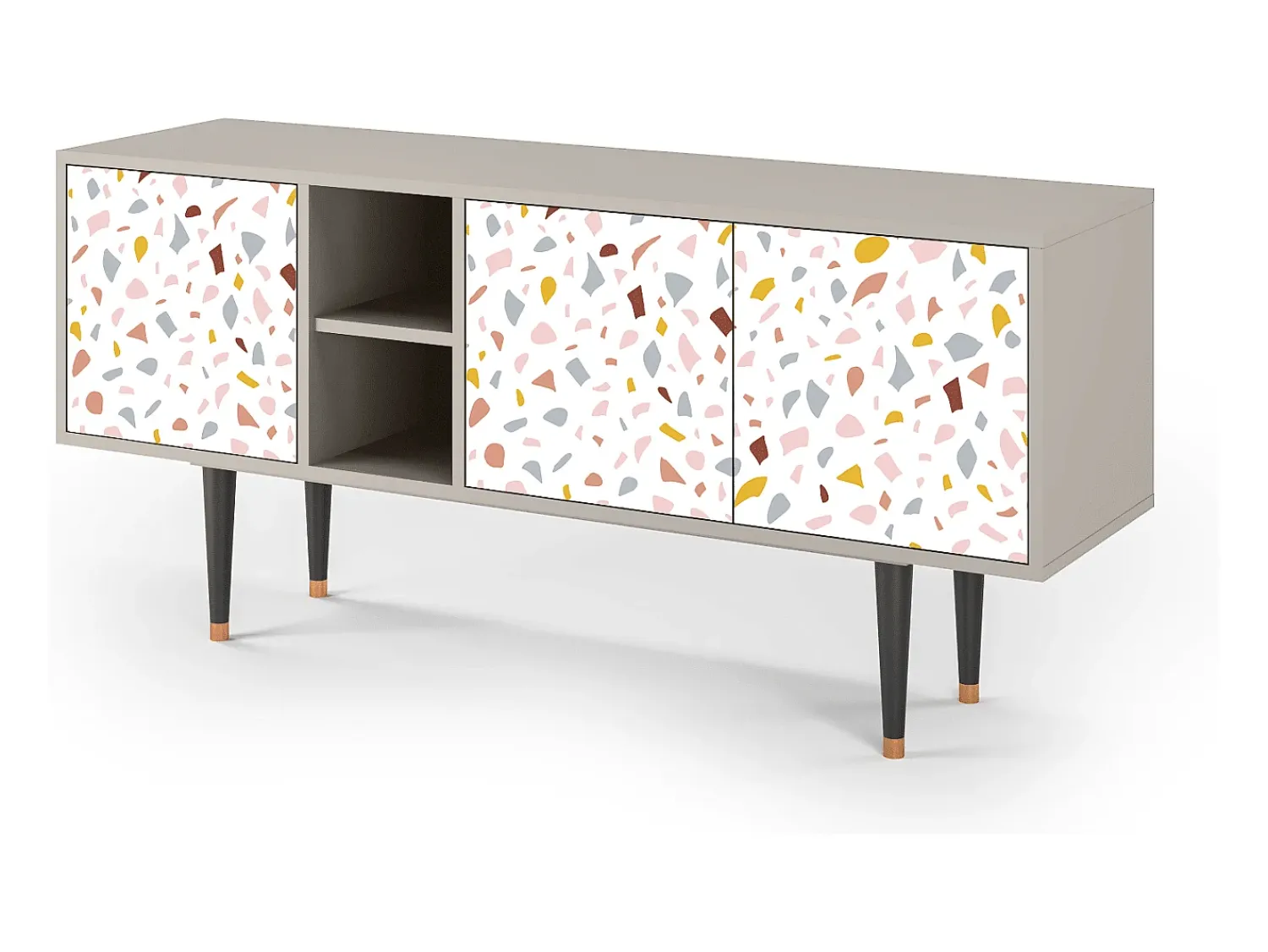 Mueble de TV - 150х69х41 cm - T5 - Marmelade Cheese, Areia^ Móvel De Tv