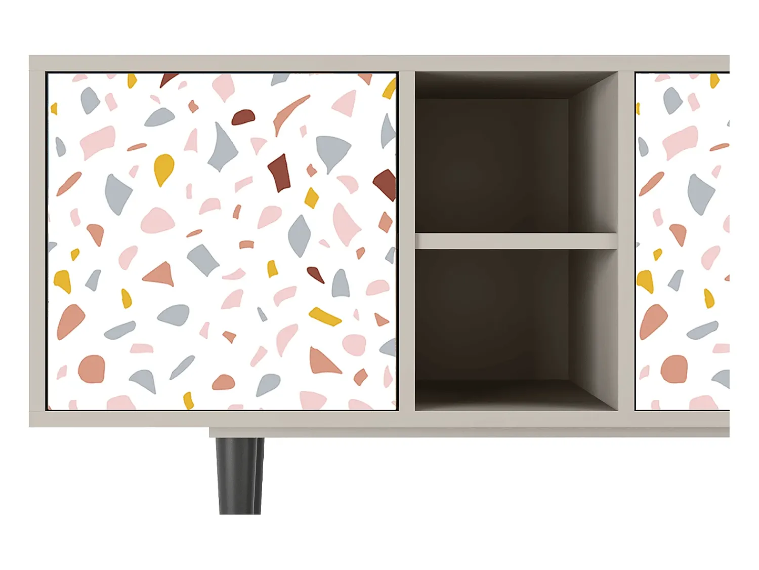 Mueble de TV - 150х69х41 cm - T5 - Marmelade Cheese, Areia^ Móvel De Tv
