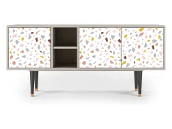 Mueble de TV - 150х69х41 cm - T5 - Marmelade Cheese, Areia^ Móvel De Tv