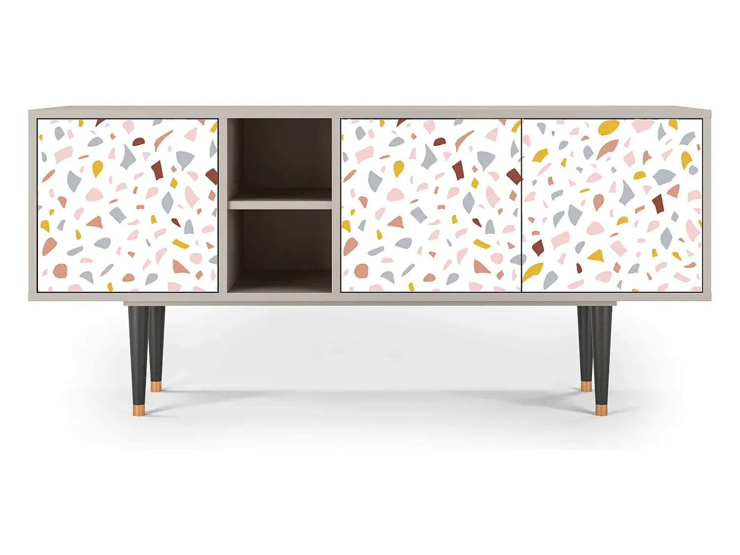 Mueble de TV - 150х69х41 cm - T5 - Marmelade Cheese, Areia^ Móvel De Tv