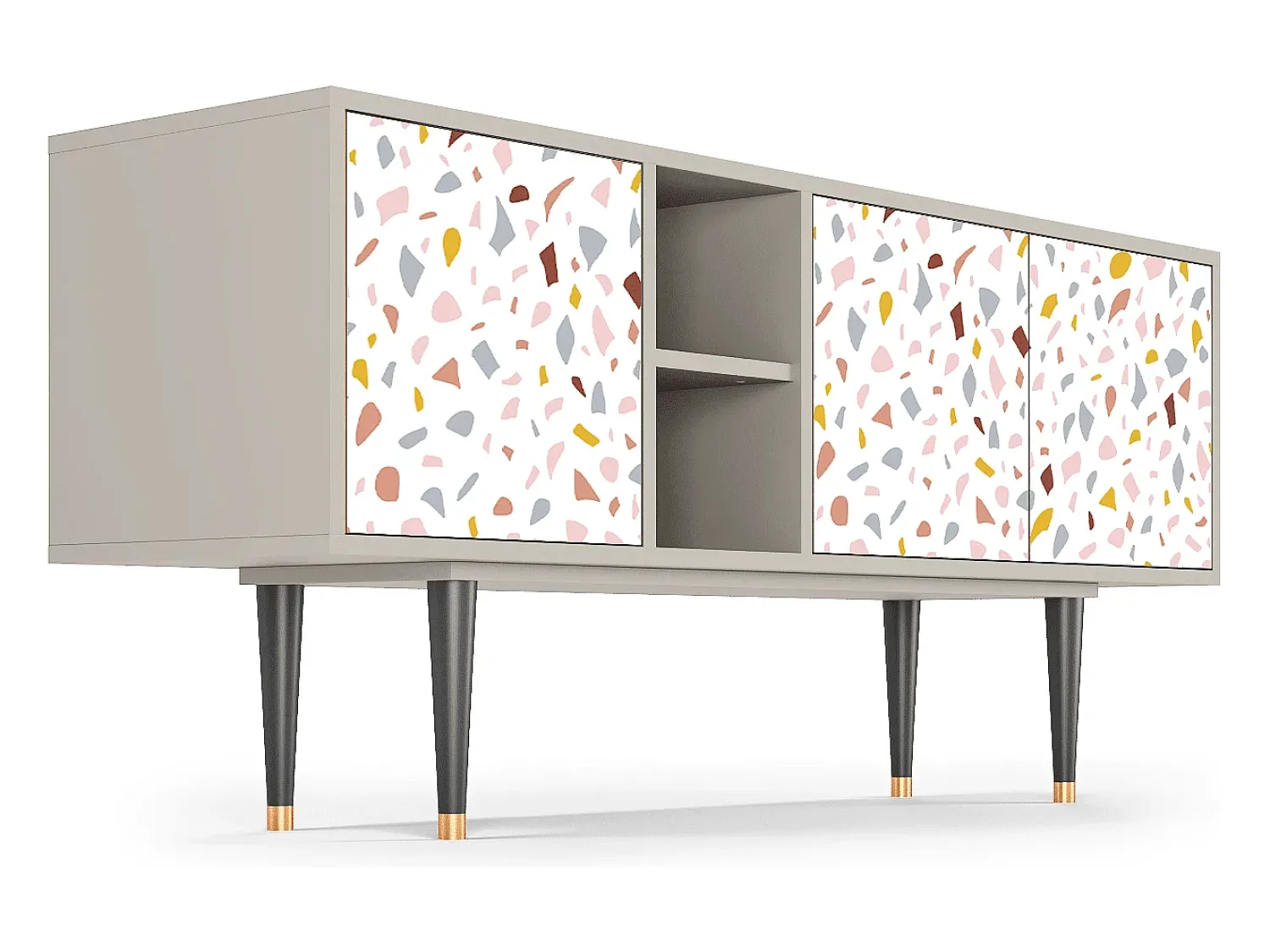 Mueble de TV - 150х69х41 cm - T5 - Marmelade Cheese, Areia^ Móvel De Tv