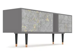 Mueble de TV - 170х69х48 cm - T1 - Mariana Trench, Cinza^ Móvel De Tv