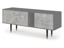 Mueble de TV - 170х69х48 cm - T1 - Mariana Trench, Cinza^ Móvel De Tv