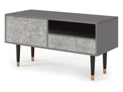Móvel De Tv* Mueble de TV - 115х59х48 cm - T3 - Mariana Trench, Cinza Cinzento