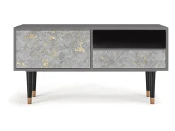 Móvel De Tv* Mueble de TV - 115х59х48 cm - T3 - Mariana Trench, Cinza Cinzento