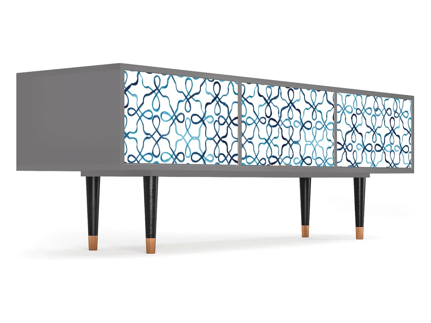 Mueble de TV - 170х59х48 cm - T4 - Marine Strings, Cinza^ Móvel De Tv